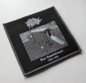 OLD FUNERAL - Our Condolences 1988 - 1992 [gray] -- Woven Patch 