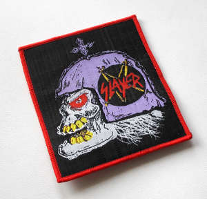 SLAYER - Soldier [red] -- Woven Patch 