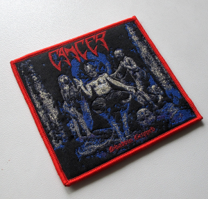 CANCER - Shadow Gripped [red] -- Woven Patch