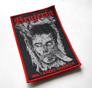 BRUJERIA - Matando Gueros [red] [oversize] -- Woven Patch  