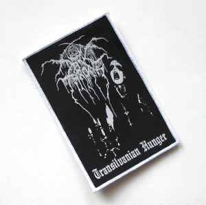 DARKTHRONE - Transilvanian Hunger [white] [oversize] -- Woven Patch