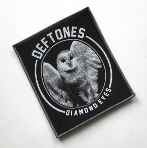 DEFTONES - Diamond Eyes [gray] [oversized] -- Woven Patch 