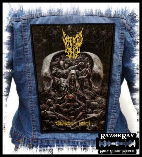 DEFEATED SANITY - Chronicles of Lunacy -- backpatch back patch.jpg
