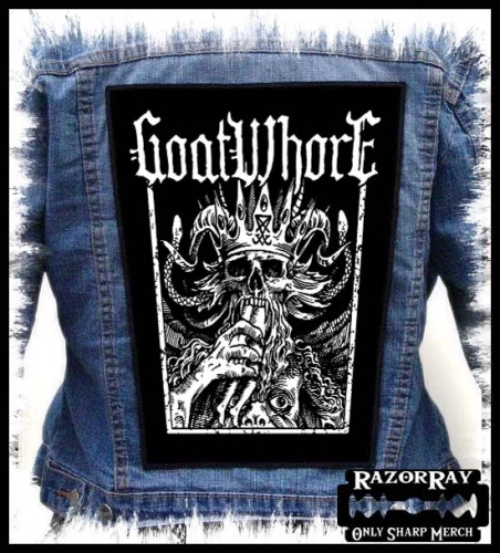 GOATWHORE - King -- backpatch back patch.jpg