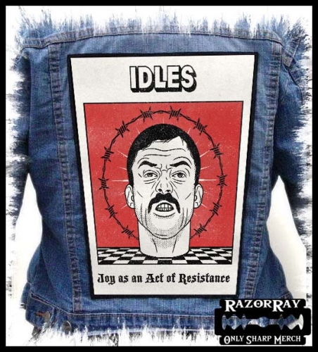 IDLES - Joy as an Act of Resistance -- backpatch back patch.jpg