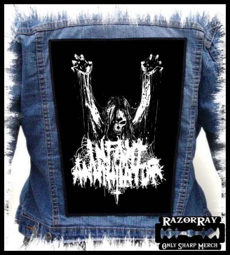 INFANT ANNIHILATOR - Logo -- backpatch back patch.jpg
