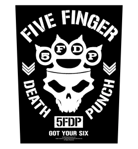FIVE FINGER DEATH PUNCH - GOT YOUR SIX -- Backpatch