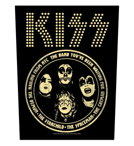 KISS - HAILING FROM NYC -- Backpatch
