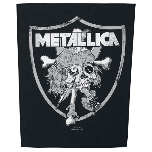 METALLICA - RAIDERS SKULL - backpatch.jpg