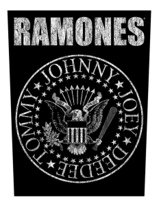RAMONES - CLASSIC SEAL -- Backpatch  