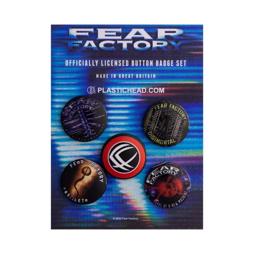 zestaw 5 szt. przypinek FEAR FACTORY.jpg