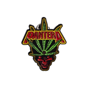 PANTERA - Leaf Skull -- Metal Pin 