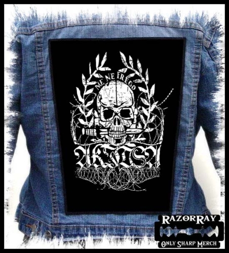 AKITSA - Me Ne Frego -- backpatch back patch.jpg