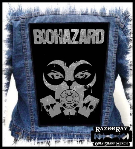 BIOHAZARD - Gasmask -- backpatch back patch.jpg