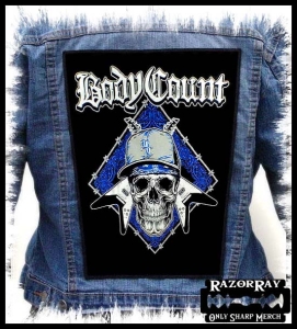 BODY COUNT - Skull & Guitars -- Backpatch