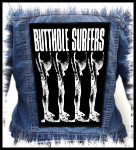 BUTTHOLE SURFERS - Live PCPPEP [white] -- Backpatch