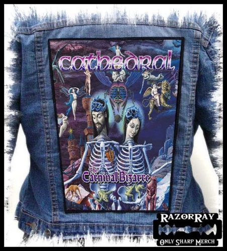 CATHEDRAL - The Carnival Bizarre -- backpatch back patch.jpg