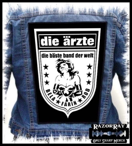DIE ARZTE - Die Beste Band der Welt -- Backpatch