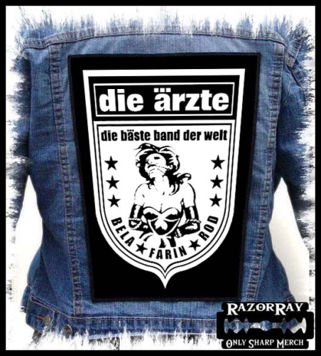 DIE ARZTE - Die Beste Band der Welt -- backpatch back patch.jpg