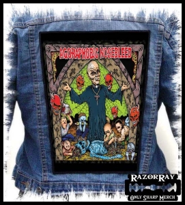 AGORAPHOBIC NOSEBLEED - Altered States of America -- Backpatch 