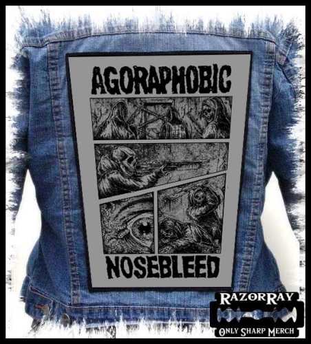 AGORAPHOBIC NOSEBLEED -- backpatch back patch.jpg