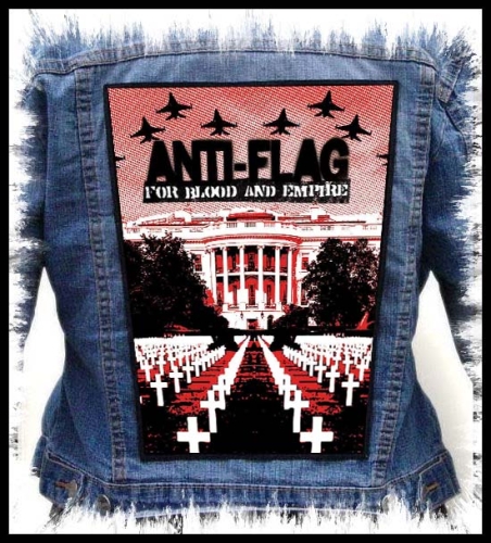 ANTI-FLAG - For Blood And Empire  -- backpatch back patch.jpg
