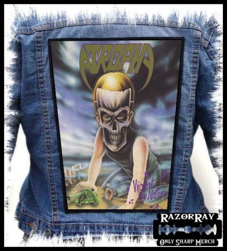 ATROPHY - Violent by Nature -- backpatch back patch.jpg