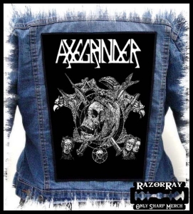 AXEGRINDER - Skull -- Backpatch