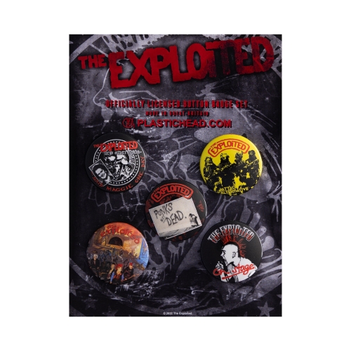 zestaw 5 szt. przypinek THE EXPLOITED - SET 2.jpg