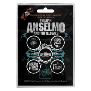 PHILIP H. ANSELMO [ PANTERA ] & THE ILLEGALS -- Badges [5 Pack]