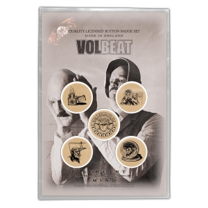 VOLBEAT - SERVANT OF THE MIND -- Badges [5 Pack]