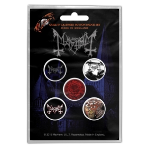 MAYHEM - DE MYSTERIIS DOM SATHANAS -- Badges [5 Pack] 