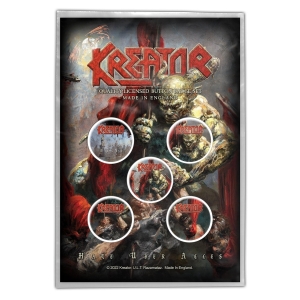 KREATOR - HATE UBER ALLES -- Badges [5 Pack] 
