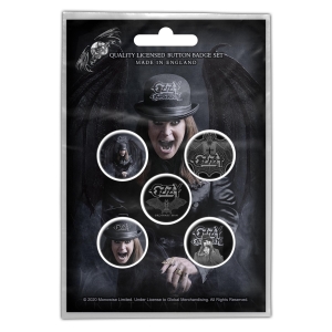 OZZY OSBOURNE - ORDINARY MAN -- Badges [5 Pack] 