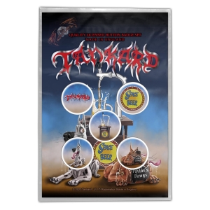 TANKARD - PAVLOV’S DAWGS -- Badges [5 Pack]