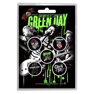 GREEN DAY - REVOLUTION -- Badges [5 Pack] 