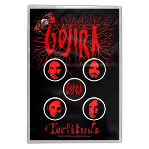 GOJIRA - FORTITUDE -- Badges [5 Pack] 