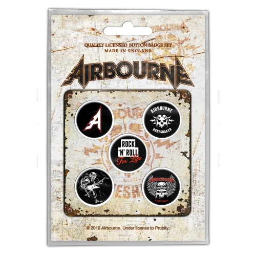 zestaw 5 szt. przypinek AIRBOURNE - BONESHAKER.jpg
