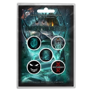 DISTURBED - EVOLUTION -- Badges [5 Pack]