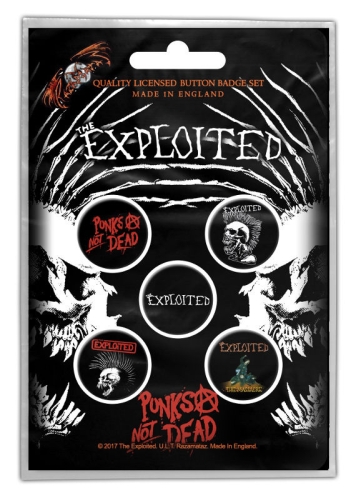 zestaw 5 szt. przypinek THE EXPLOITED.jpg