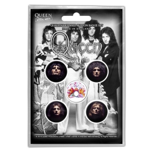 QUEEN - FACES -- Badges [5 Pack]  