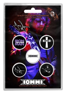TONY IOMMI [Black Sabbath] -- Badges [5 Pack]   