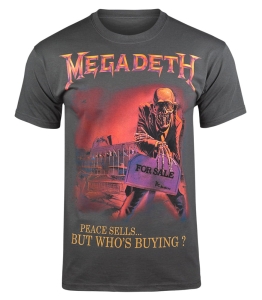 T-shirt MEGADETH - PEACE SELLS... BUT WHO'S BUYING [grey]  [XL]