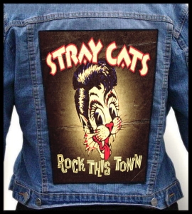 STRAY CATS - Rock This Town -- Backpatch