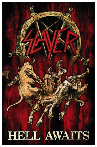 flaga SLAYER - HELL AWAITS.jpg