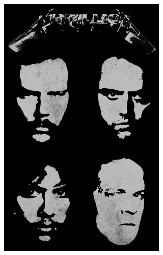 flaga METALLICA - BLACK ALBUM.webp