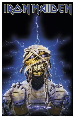 flaga IRON MAIDEN - POWERSLAVE EDDIE.webp