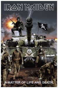 Flag IRON MAIDEN - A MATTER OF LIFE AND DEATH