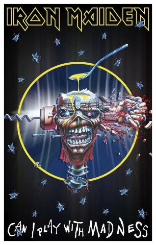 flaga IRON MAIDEN - CAN I PLAY WITH MADNESS.webp