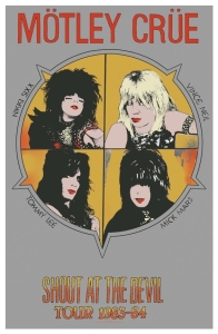 Flaga MOTLEY CRUE - SHOUT AT THE DEVIL